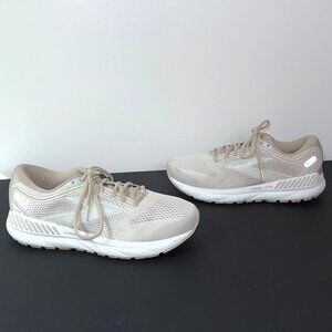 Brooks Ariel GTS Sneakers Womens 10 B Shoes Running Walking Workout Cream Sand